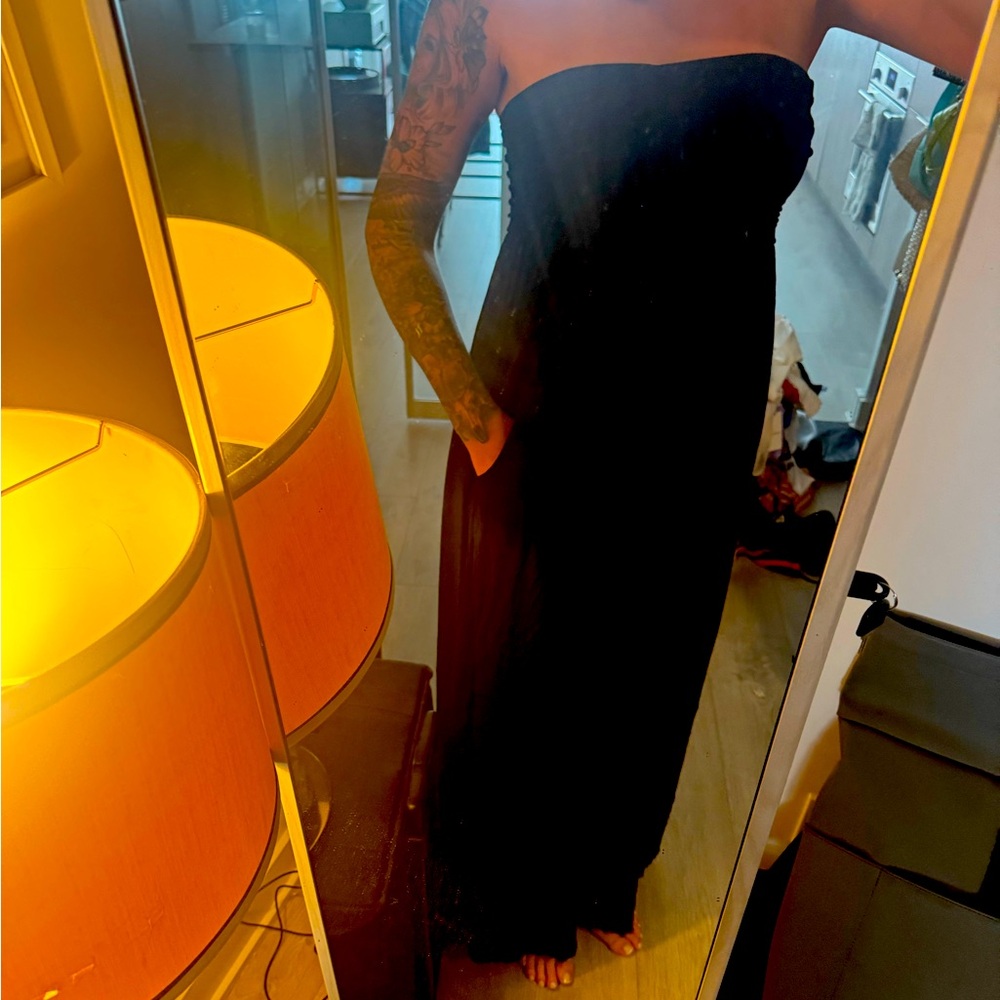Guess by Marciano Strapless Black Dress
